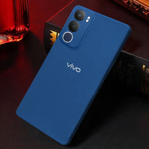 Vivo Y29 5G Solid Color Leather Texture Matte Phone Back Case