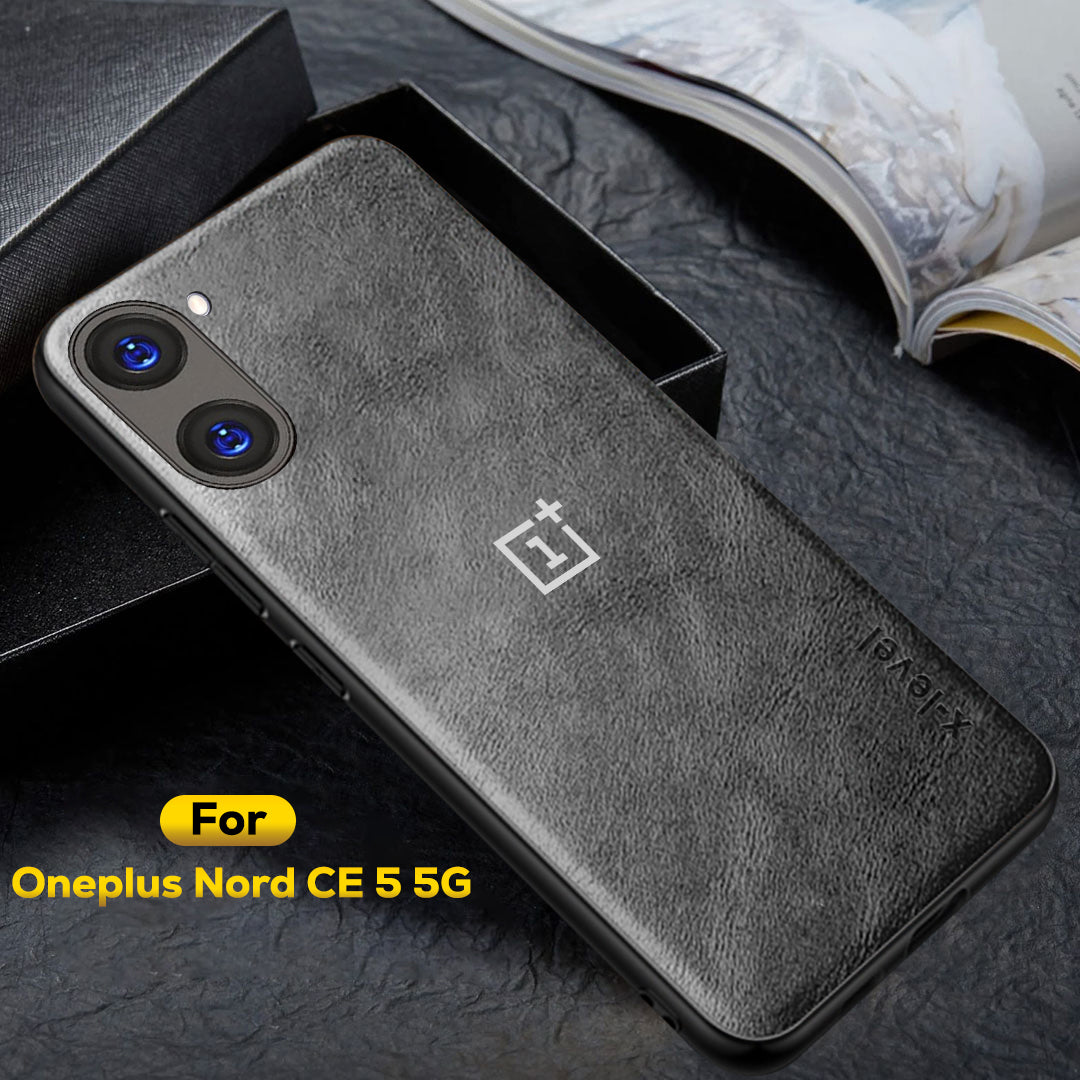 ONEPLUS NORD CE5 5G Business LEATHER BACK CASE WITH CAMERA PROTECTION