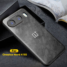 ONEPLUS NORD 4 5G Business Style PU LEATHER PROTECTIVE BACK CASE WITH CAMERA PROTECTION