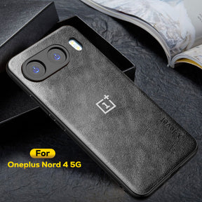 ONEPLUS NORD 4 5G Business Style PU LEATHER PROTECTIVE BACK CASE WITH CAMERA PROTECTION
