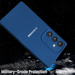 Samsung Galaxy S23 FE 5G Solid Color Leather Texture Matte Phone Back Case