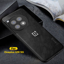 OnePlus 12R 5G Business LEATHER BACK CASE WITH CAMERA PROTECTION