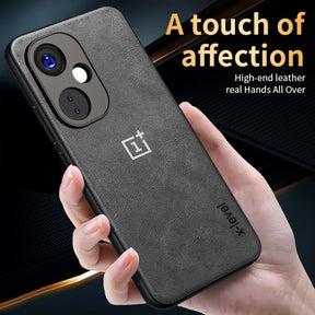 ONEPLUS NORD CE 3 5G  Business Style PU LEATHER PROTECTIVE BACK CASE WITH CAMERA PROTECTION