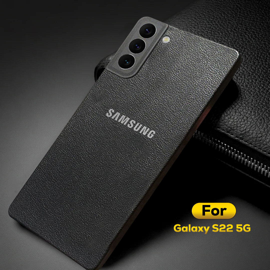 Samsung Galaxy S22 5G Solid Color Leather Texture Matte Phone Back Case