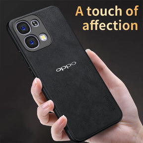 OPPO F31 5G Business Style PU LEATHER PROTECTIVE BACK CASE WITH CAMERA PROTECTION
