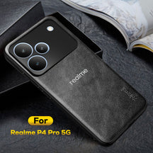 REALME P4 PRO 5G Business Style PU LEATHER PROTECTIVE BACK CASE WITH CAMERA PROTECTION