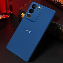 Vivo V29 5G Solid Color Leather Texture Matte Phone Back Case