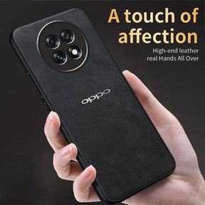 OPPO F31 PRO PLUS 5G Business Style PU LEATHER PROTECTIVE BACK CASE WITH CAMERA PROTECTION
