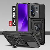 VIVO V60 5G Armor Military-grade Case With Sliding Camera Cover & 360 Kickstand