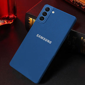 Samsung Galaxy S22 5G Solid Color Leather Texture Matte Phone Back Case