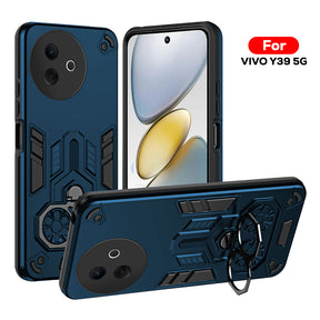 Vivo Y39 5G Armor knight Series Camera Protection 2 in 1 Shockproof Phone Cover with Kickstand