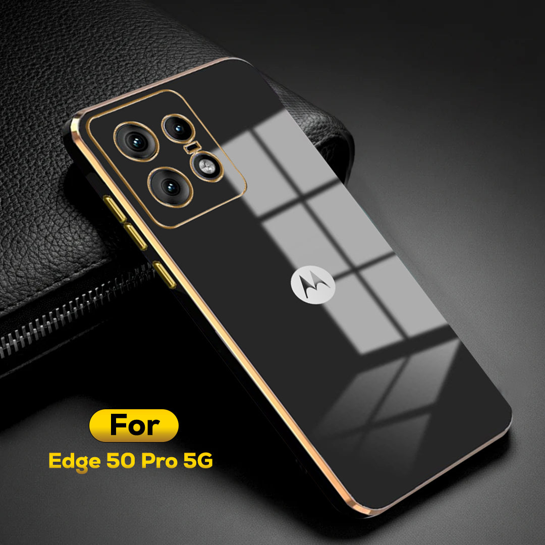 MOTOROLA EDGE 50 PRO 5G ULTRA-SHINE LUXURIOUS  BACK CASE WITH CAMERA PROTECTION