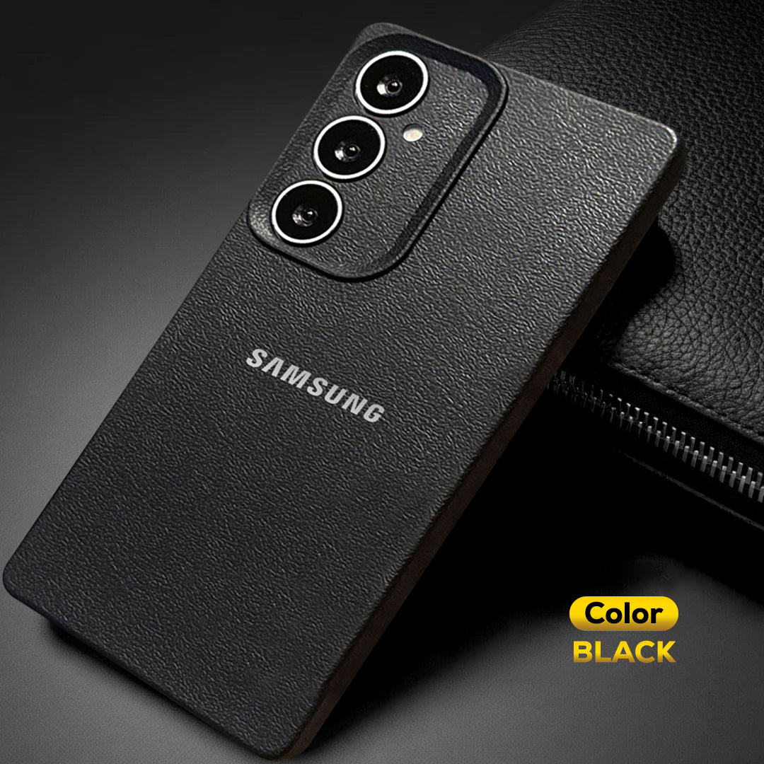 Samsung Galaxy A56 5G Solid Color Leather Texture Matte Phone Back Case