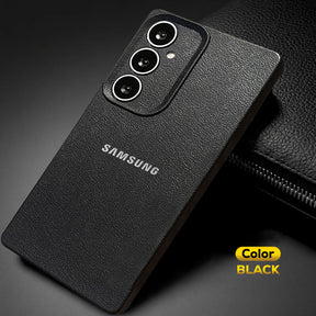 Samsung Galaxy A56 5G Solid Color Leather Texture Matte Phone Back Case