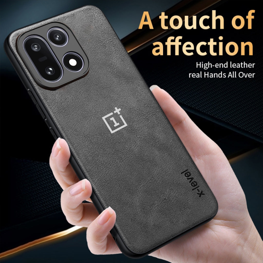 OnePlus 15 5G Business LEATHER BACK CASE WITH CAMERA PROTECTION