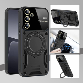 SAMSUNG GALAXY A26 5G Heavy Duty Rugged Shockproof Camera Lens Protector Phone Cover with Kickstand