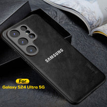 Galaxy S24 ULTRA 5G PU LEATHER PROTECTIVE BACK CASE WITH CAMERA PROTECTION