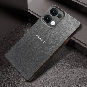 Oppo RENO 13 5G Solid Color Leather Texture Matte Phone Back Case