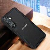 Samsung Galaxy S24 5G Vintage Leather Stitched Protective Back Case