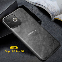 OPPO A5 PRO 5G  Business Style PU LEATHER PROTECTIVE BACK CASE WITH CAMERA PROTECTION