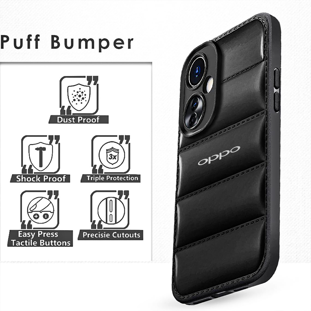 OPPO F25 PRO 5G The Puffer Edition Soft Material Down Jacket Phone Case