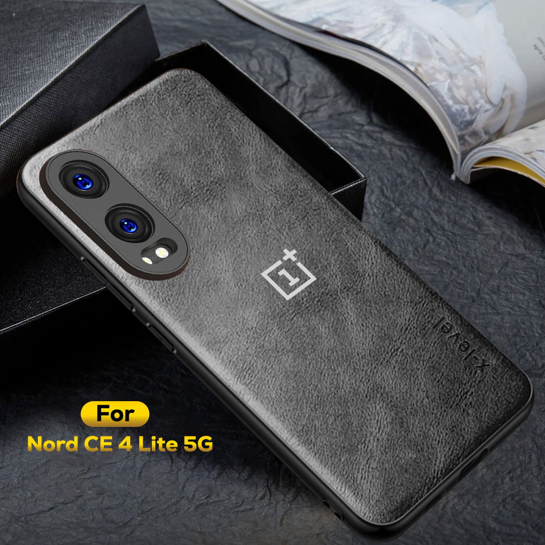 ONEPLUS NORD CE 4 LITE 5G Business Style PU LEATHER PROTECTIVE BACK CASE WITH CAMERA PROTECTION