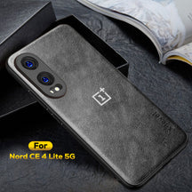 ONEPLUS NORD CE 4 LITE 5G Business Style PU LEATHER PROTECTIVE BACK CASE WITH CAMERA PROTECTION