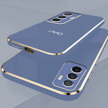 VIVO V23e 5G ULTRA-SHINE GOLD ELECTROPLATED LUXURIOUS  BACK CASE WITH CAMERA PROTECTION