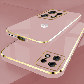 MOTOROLA EDGE 50 PRO ULTRA-SHINE LUXURIOUS  BACK CASE WITH CAMERA PROTECTION