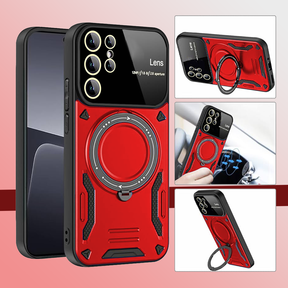 SAMSUNG GALAXY S25 Ultra 5G Heavy Duty Rugged Shockproof Camera Lens Protector Phone Cover with Kickstand