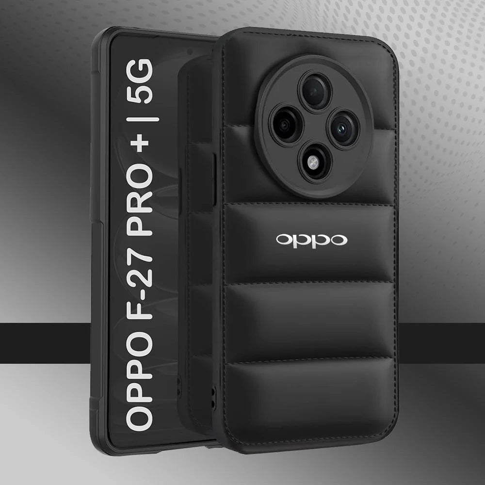 OPPO F27 PRO PLUS 5G The Puffer Edition Black Bumper Back Case