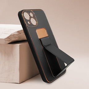 PhoneCases.Co.in-iPhone 13/13 pro/13 pro max Luxe Design PU Leather Back Strap Protective Case/Cover