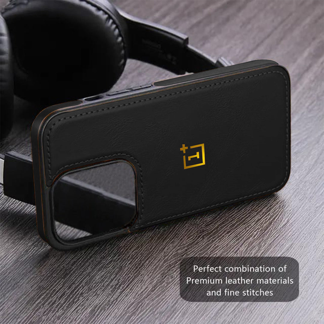 OnePlus 10R 5G Series Leather Stitched Protective Back Case