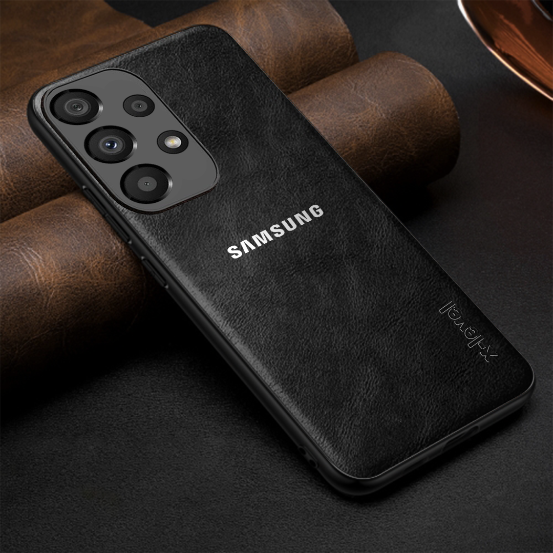 GALAXY A53 5G Business Style PU LEATHER PROTECTIVE BACK CASE WITH CAMERA PROTECTION