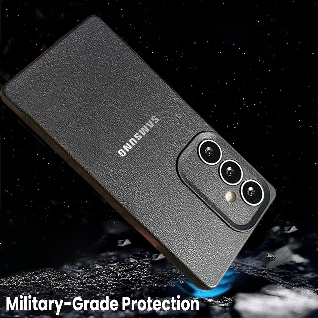 Samsung Galaxy S23 FE 5G Solid Color Leather Texture Matte Phone Back Case