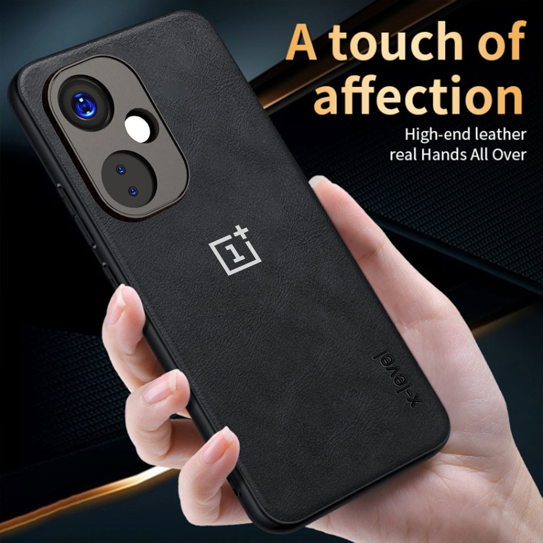 ONEPLUS NORD CE 3 5G  Business Style PU LEATHER PROTECTIVE BACK CASE WITH CAMERA PROTECTION