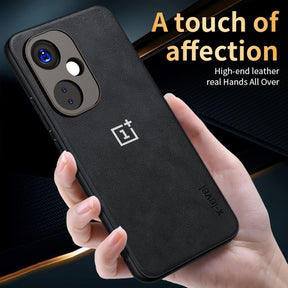 ONEPLUS NORD CE 3 5G  Business Style PU LEATHER PROTECTIVE BACK CASE WITH CAMERA PROTECTION