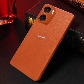 Vivo V29e 5G Solid Color Leather Texture Matte Phone Back Case