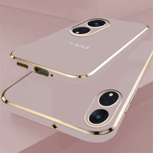 OPPO F23 5G ULTRA-SHINE GOLD ELECTROPLATED LUXURIOUS  BACK CASE WITH CAMERA PROTECTION