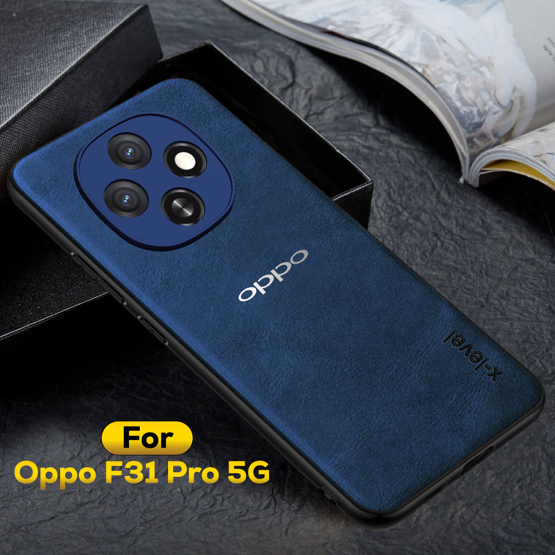 OPPO F31 PRO 5G Business Style PU LEATHER PROTECTIVE BACK CASE WITH CAMERA PROTECTION