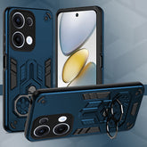 Oppo Reno 13 5G Armor knight Series Camera Protection 2 in 1 Shockproof Phone Cover with Kickstand