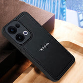 OPPO RENO 13 5G Vintage Leather Stitched Protective Back Case