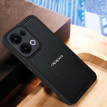 OPPO RENO 13 5G Vintage Leather Stitched Protective Back Case