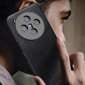 VIVO X300 5G Business LEATHER CASE WITH CAMERA PROTECTION WITH IMPOSED VIVO LOGO