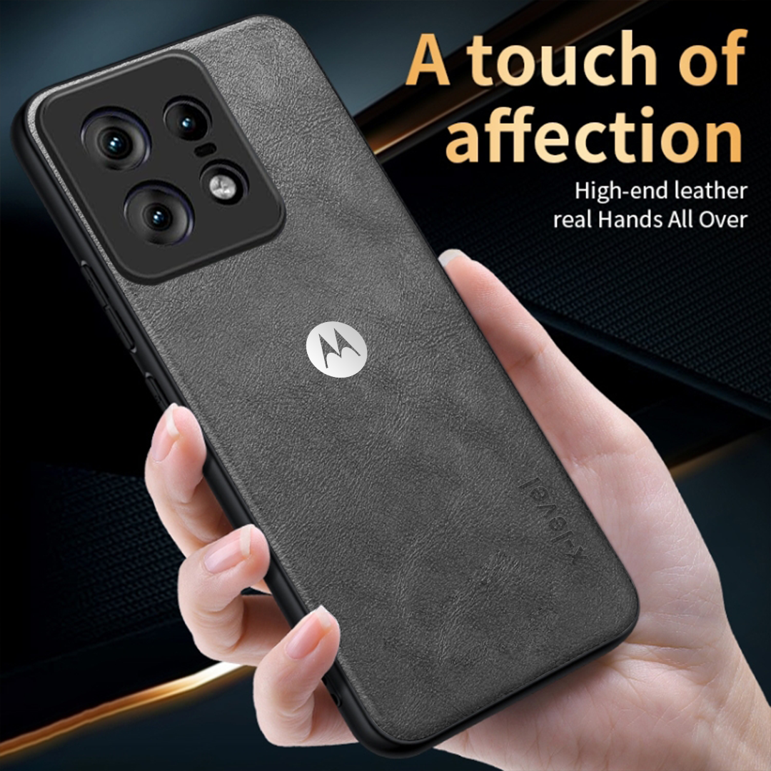 MOTOROLA EGDE 50 PRO 5G Business Style PU LEATHER PROTECTIVE BACK CASE WITH CAMERA PROTECTION