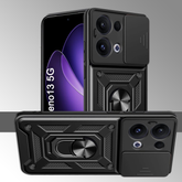 OPPO RENO 13 5G Armor Military-grade Case With Sliding Camera Cover & 360 Kickstand