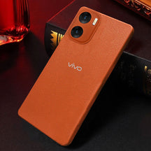 Vivo V29e 5G Solid Color Leather Texture Matte Phone Back Case