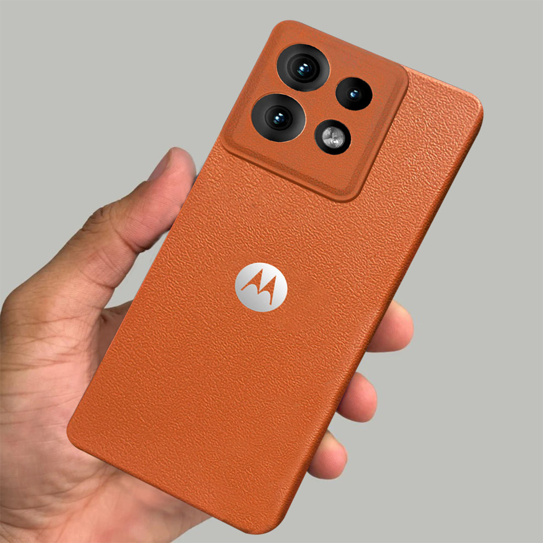MOTO EDGE 50 NEO 5G Solid Color Leather Texture Matte Phone Back Case