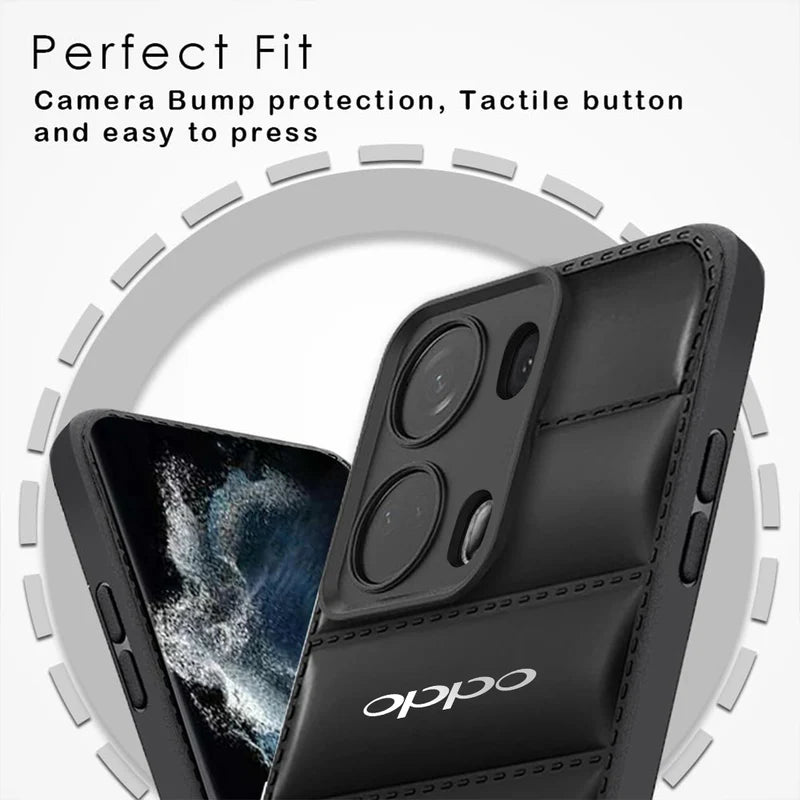 OPPO RENO 13/13 PRO 5G The Puffer Edition Soft Material Down Jacket Phone Case