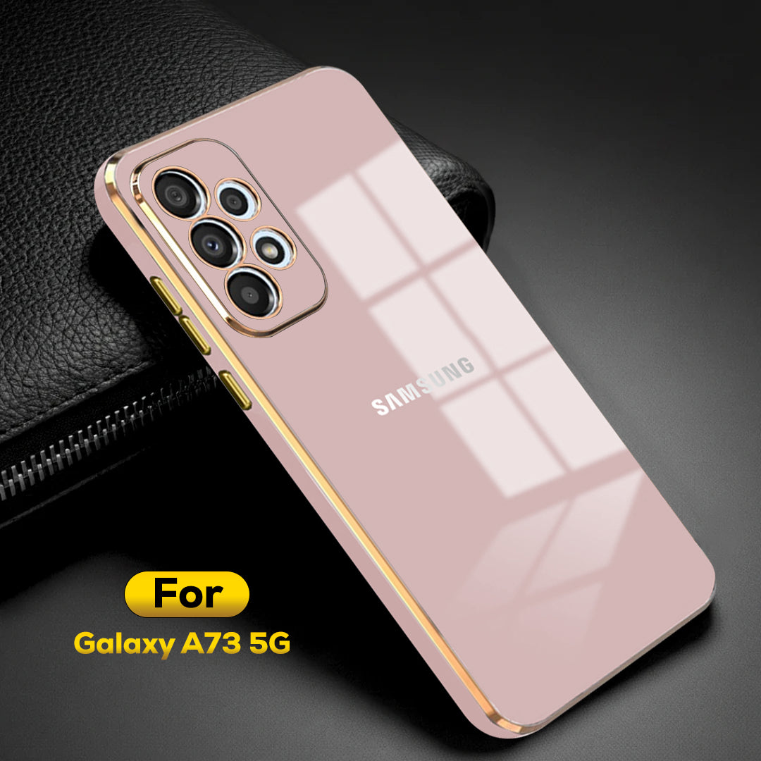 GALAXY A73 5G ULTRA-SHINE LUXURIOUS  BACK CASE WITH CAMERA PROTECTION